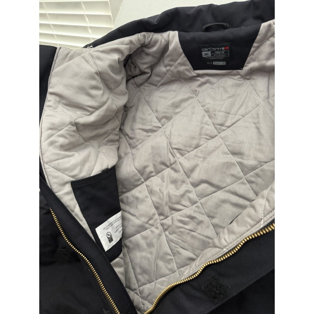 Carhartt FR Firm Duck Insulated Traditional Coat Mens‎ 4XL #0C003-FRM NEW - Picture 7 of 8